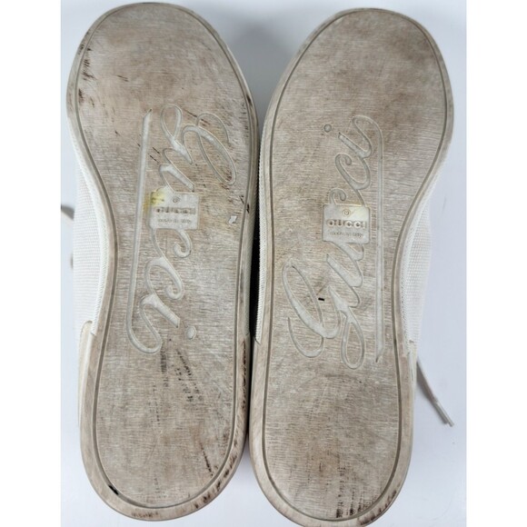 Gucci Men\'s White Leather Dapper Dan Lowtop Sneaker Size 12 G US 13 main image 4